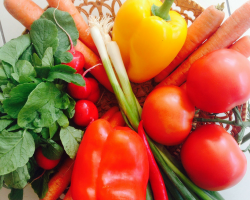 Image of a variety of plant foods